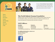 Tablet Screenshot of ndtrauma.com